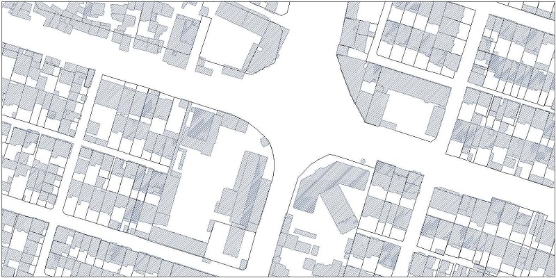 نقشه ساختمان های مشهد